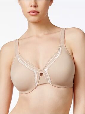 Olga Lace Necklace Minimizer Bra